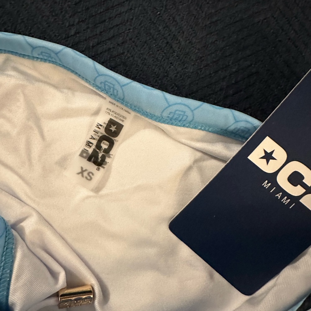 DC2 | Mens XS | Mono Blue Swim Mini Briefs | NWT - Picture 5 of 7
